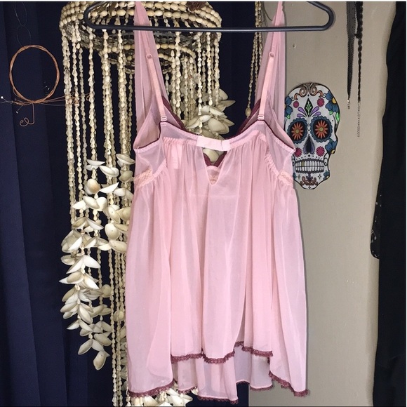 Victoria’s Secret VS Sexy Little Things Sheer Top See Through Sleep Lingerie - Picture 7 of 9